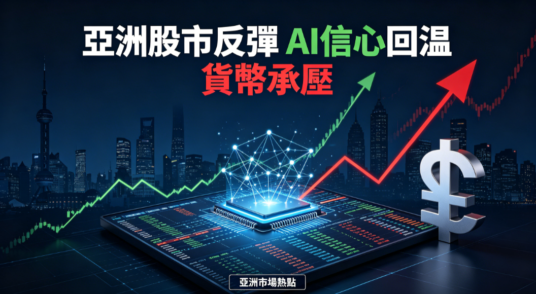 亞洲股市反彈 AI信心回溫 貨幣承壓