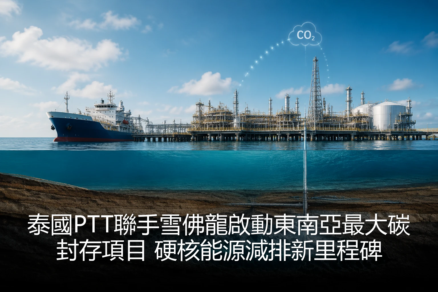 泰國PTT聯手雪佛龍啟動東南亞最大碳封存項目 硬核能源減排新里程碑